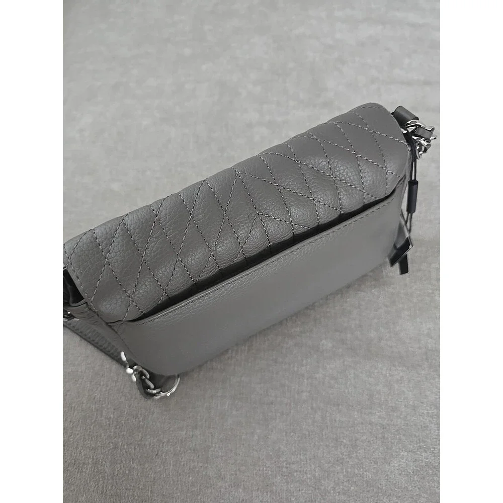 Karl Lagerfeld Paris Women's Agyness Pebble Sm Crossbody LEATHER - Picture 7 of 7